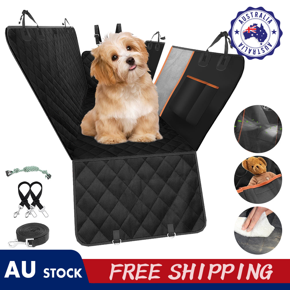 Pet Car Seat Cover Hammock – Premium Nonslip Protector Mat for Dogs & Cats + 4 Free Gifts