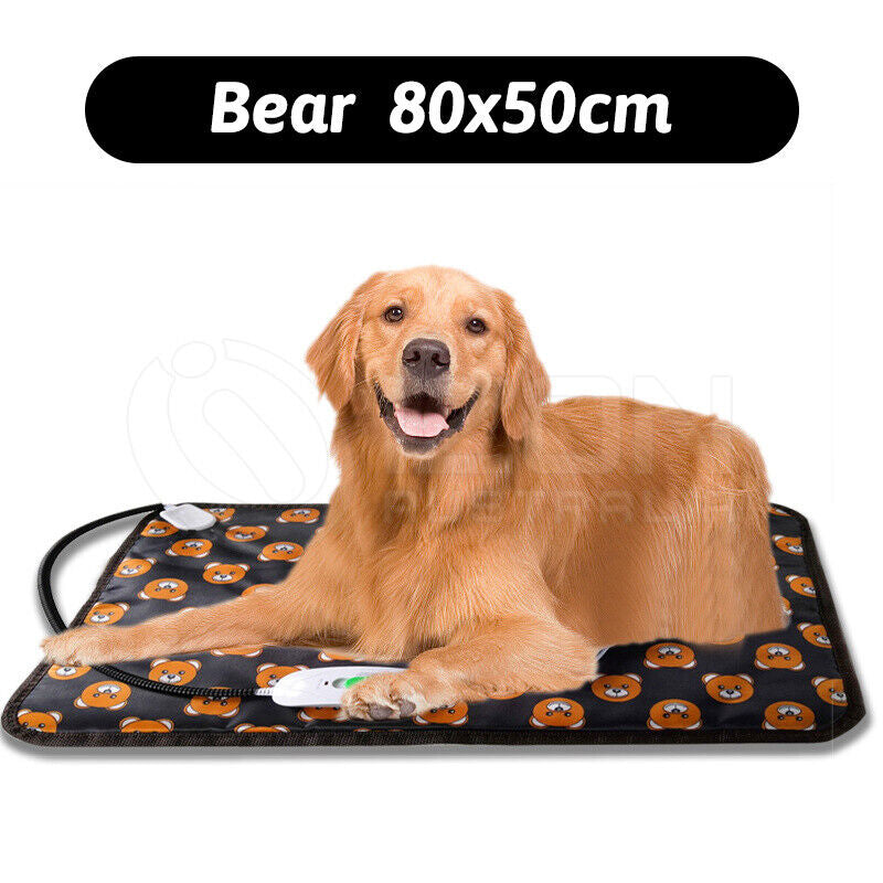 Large Electric Pet Heating Mat – Waterproof Warmer Pad for Dogs & Cats (AU Plug)