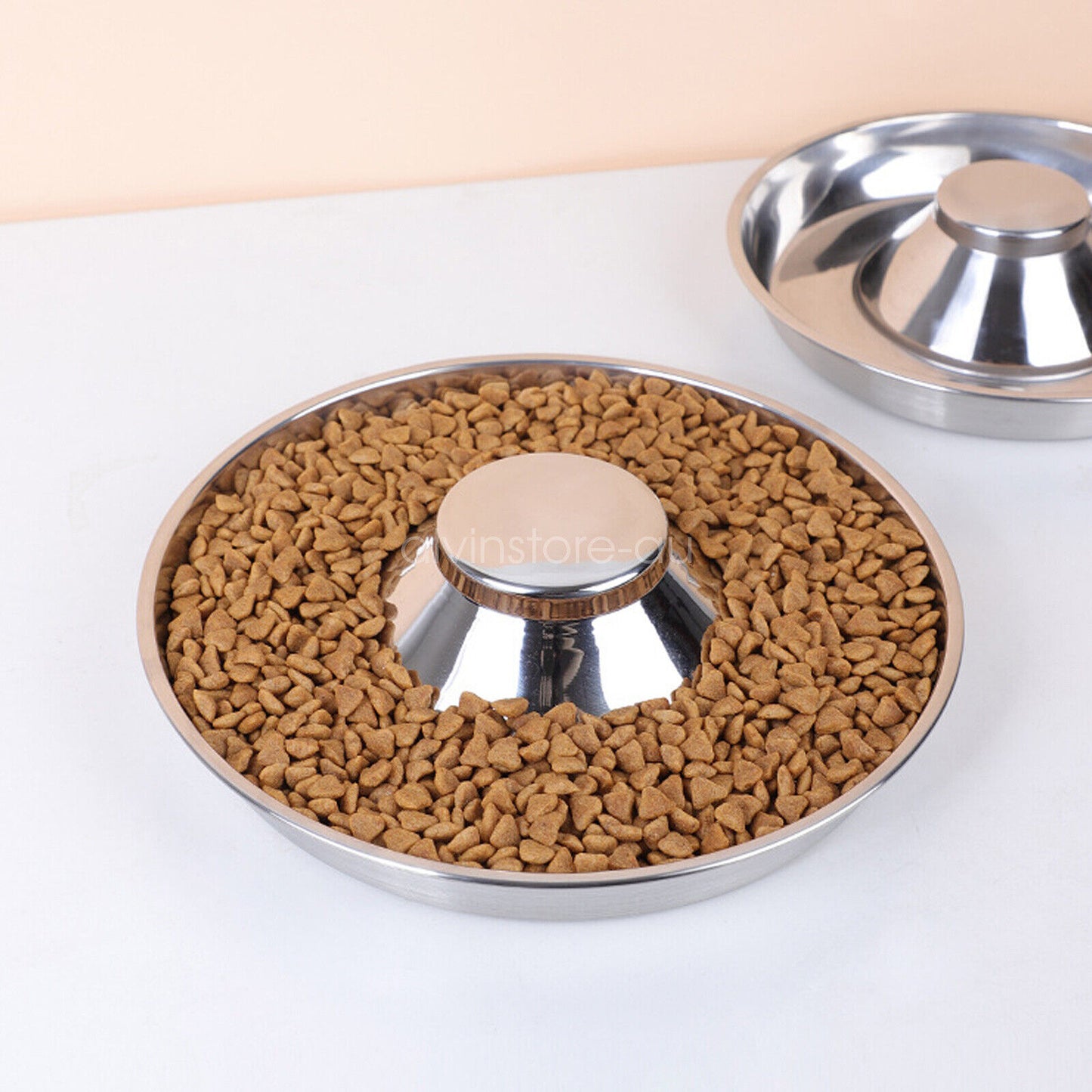 Stainless Steel Pet Feeder Bowl – Dog & Cat Litter Food Feeding Dish (AU)