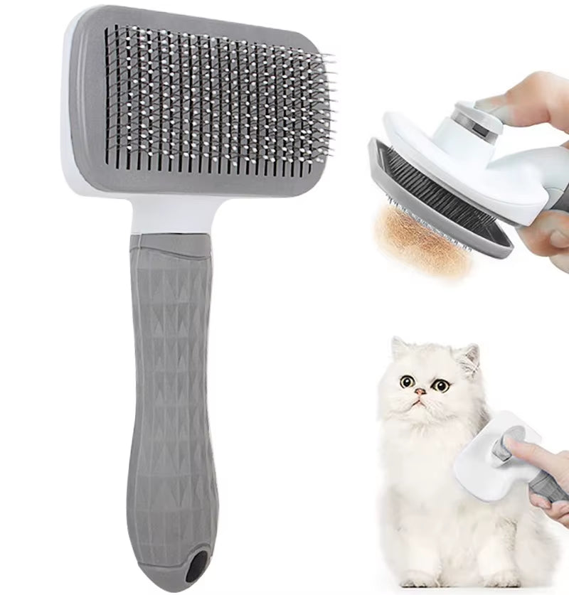 Cheap & Effective Dog Bath Brush – Hair Removal Comb for Pet Grooming