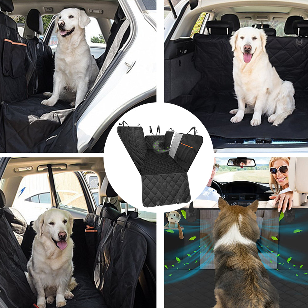 Pet Car Seat Cover Hammock – Premium Nonslip Protector Mat for Dogs & Cats + 4 Free Gifts