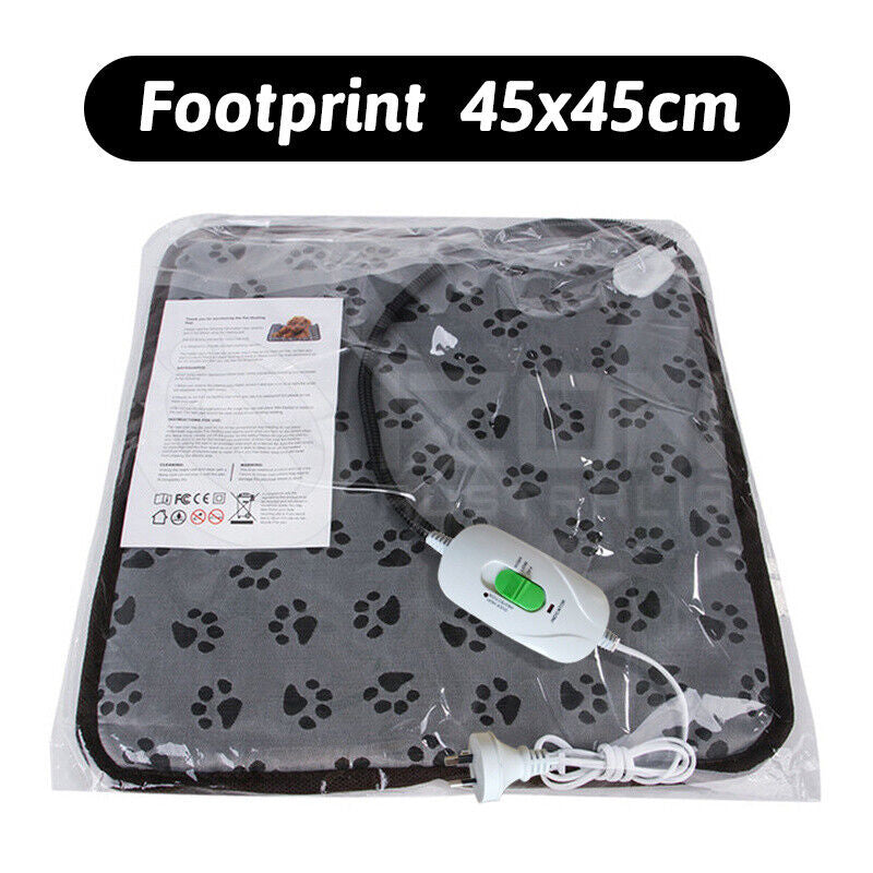 Large Electric Pet Heating Mat – Waterproof Warmer Pad for Dogs & Cats (AU Plug)