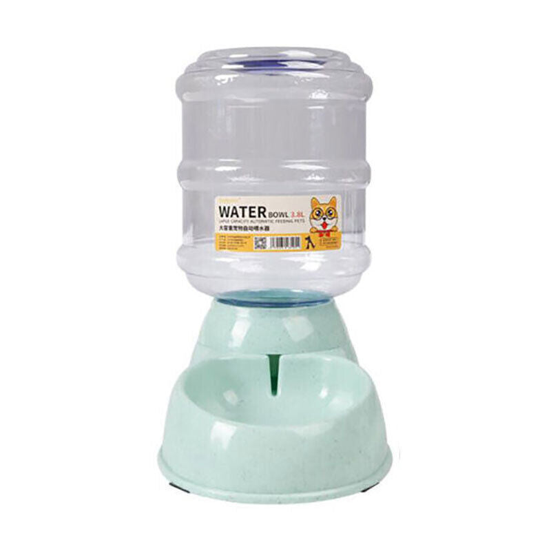 Pet Water & Food Dispenser – 3.8L Automatic Feeder Bowl for Dogs & Cats