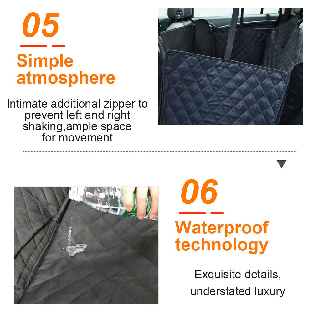 Pet Car Seat Cover Hammock – Premium Nonslip Protector Mat for Dogs & Cats + 4 Free Gifts