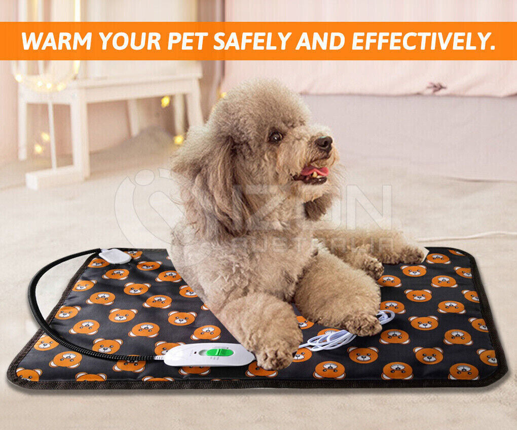 Large Electric Pet Heating Mat – Waterproof Warmer Pad for Dogs & Cats (AU Plug)