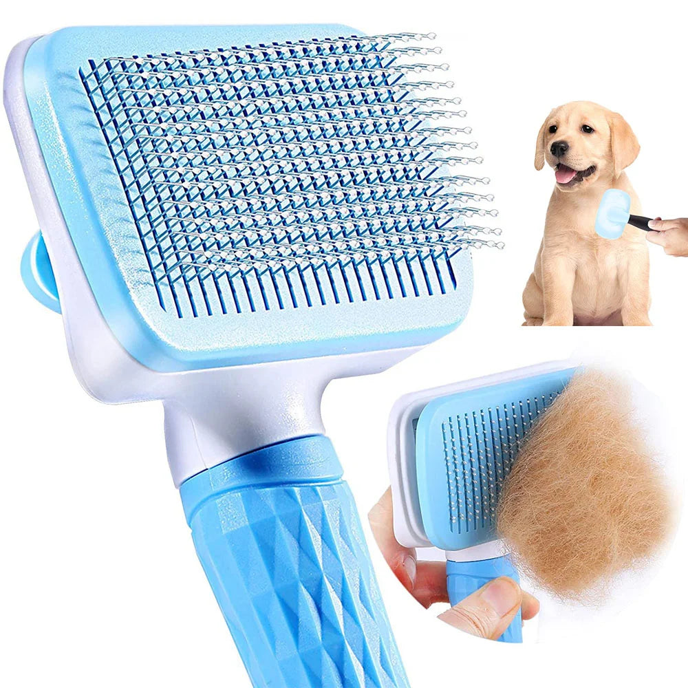 Cheap & Effective Dog Bath Brush – Hair Removal Comb for Pet Grooming