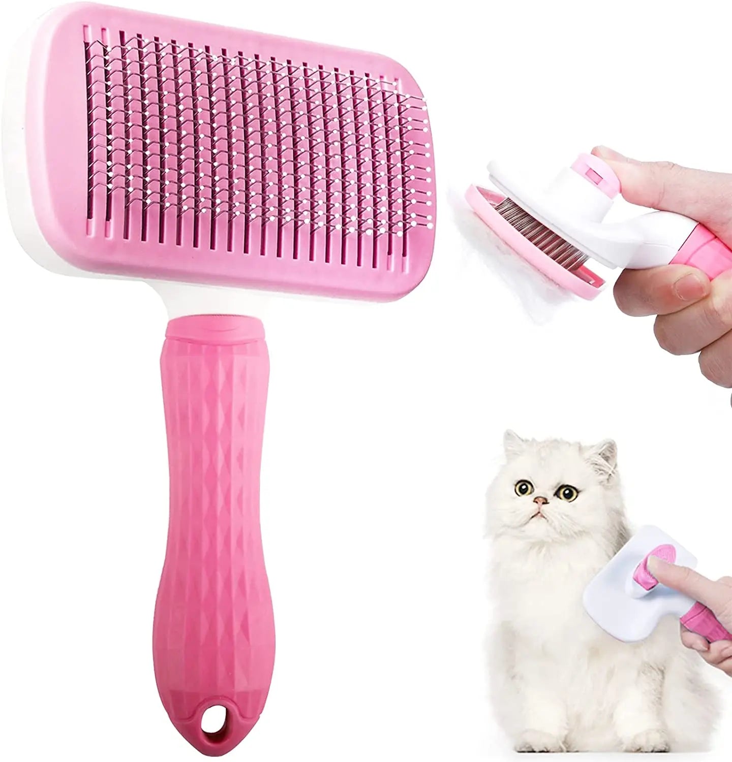 Cheap & Effective Dog Bath Brush – Hair Removal Comb for Pet Grooming