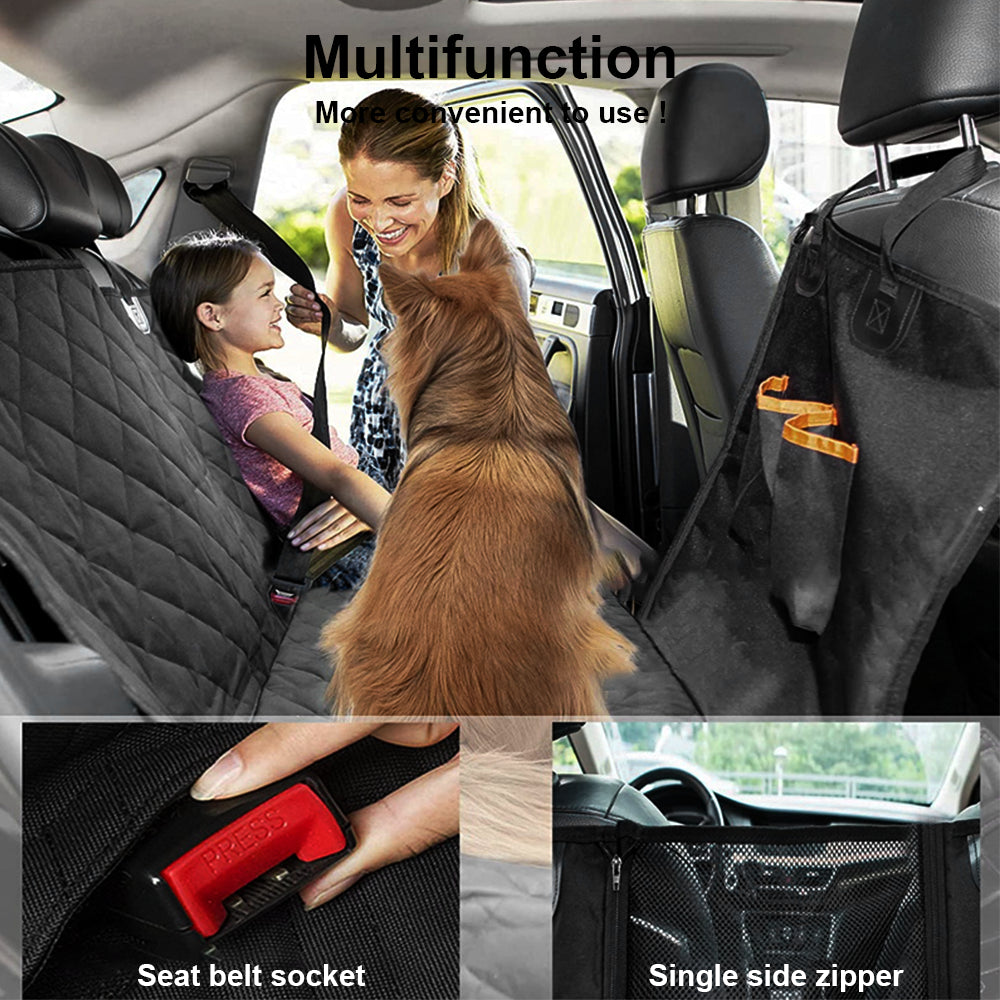 Pet Car Seat Cover Hammock – Premium Nonslip Protector Mat for Dogs & Cats + 4 Free Gifts