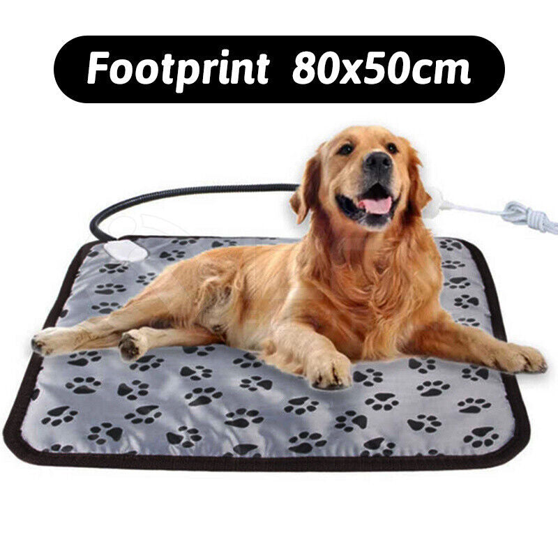 Large Electric Pet Heating Mat – Waterproof Warmer Pad for Dogs & Cats (AU Plug)