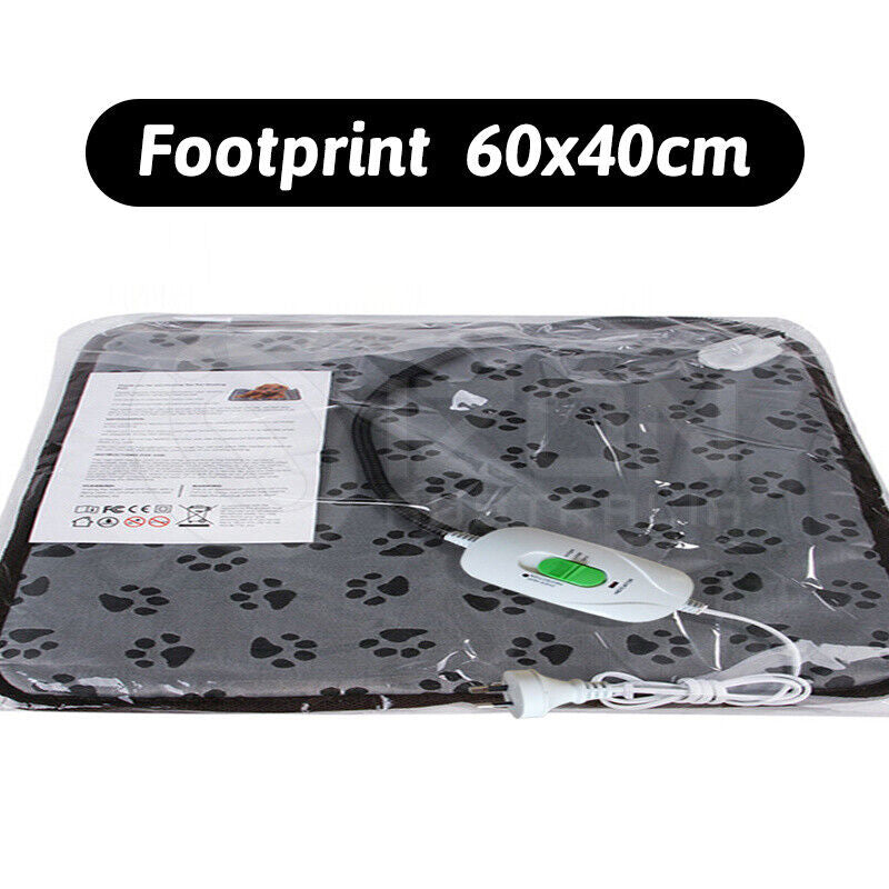 Large Electric Pet Heating Mat – Waterproof Warmer Pad for Dogs & Cats (AU Plug)