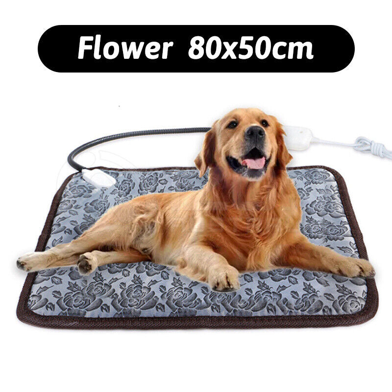 Large Electric Pet Heating Mat – Waterproof Warmer Pad for Dogs & Cats (AU Plug)